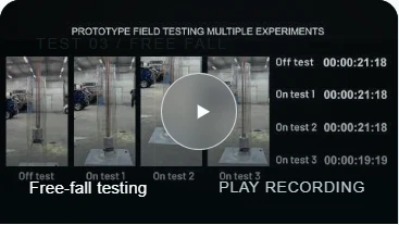 Free-fall testing preview supplied in the website feedback