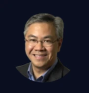 Portrait accompanying Prof. Larry Louie, MBA in the presentation