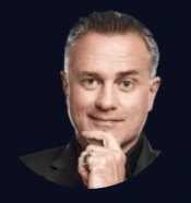 Portrait accompanying Prof. Dr. Olaf J. Groth in the presentation